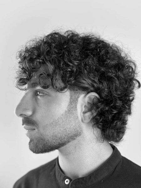 curly długie włosy krecone